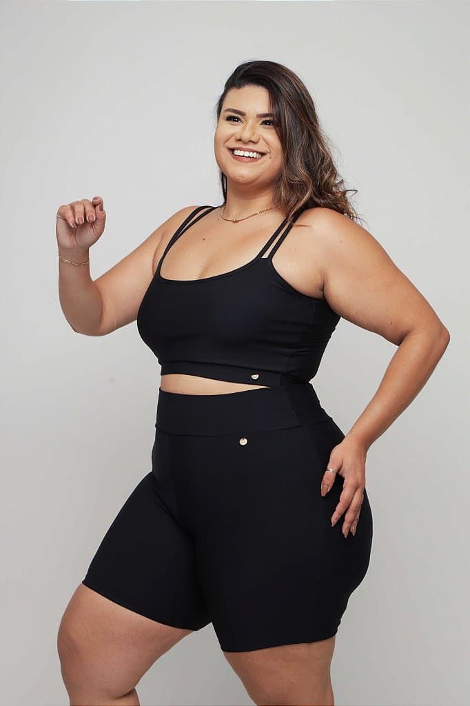 Conjunto Short Básico Plus Size