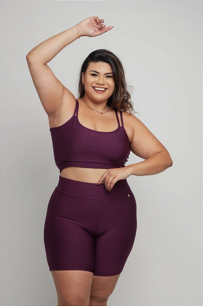 Conjunto Short Básico Plus Size