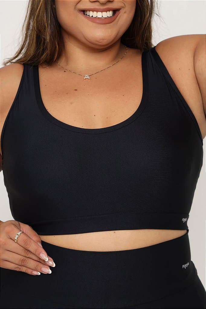 Top Fitness Plus Size - Bromélia — Vivid Violet / G1