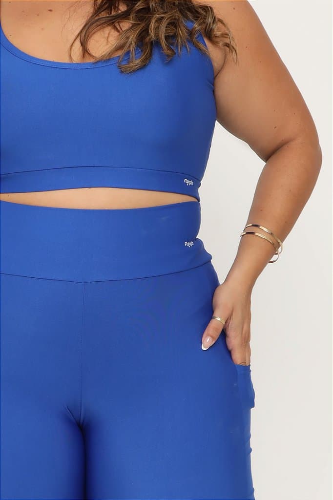 Legging com bolso Plus Size — Silver Chalice / G3