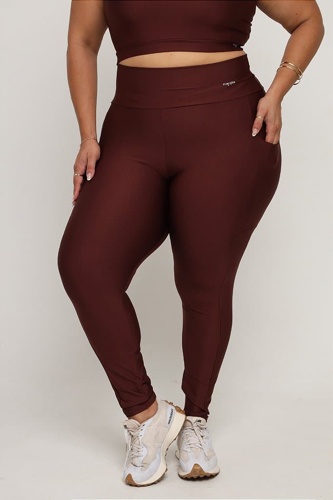 Legging com bolso Plus Size — Nutmeg / G1