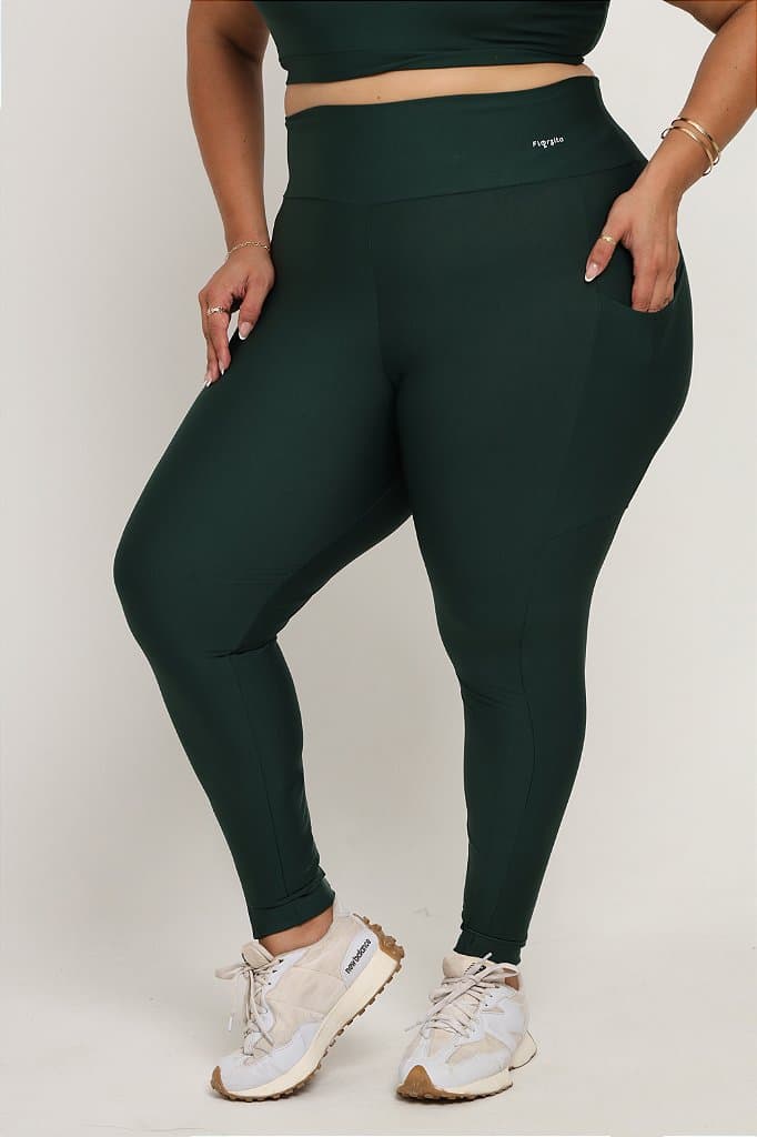 Legging com bolso Plus Size — Green House / G1