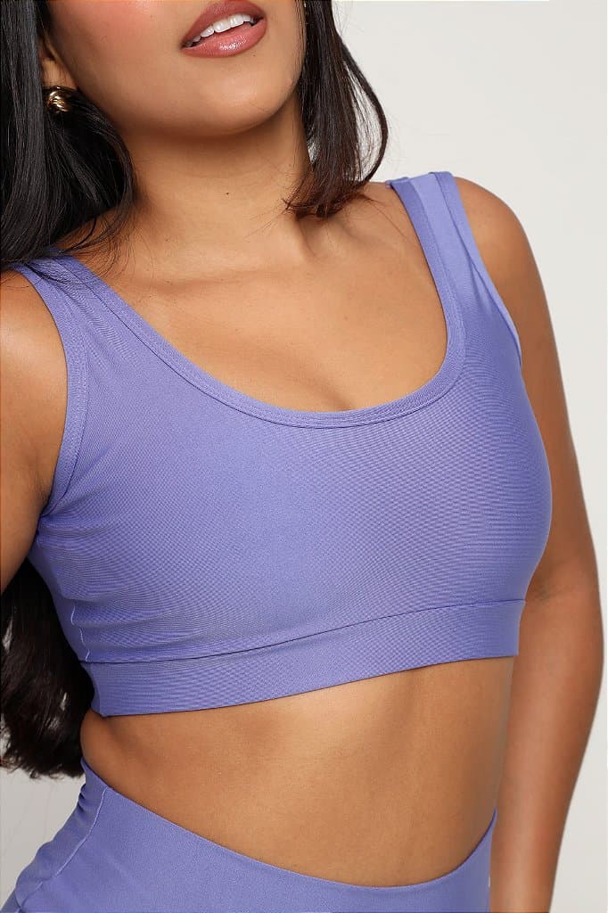 Top Fitness Bromélia - Tons Claros — Medium Purple / P