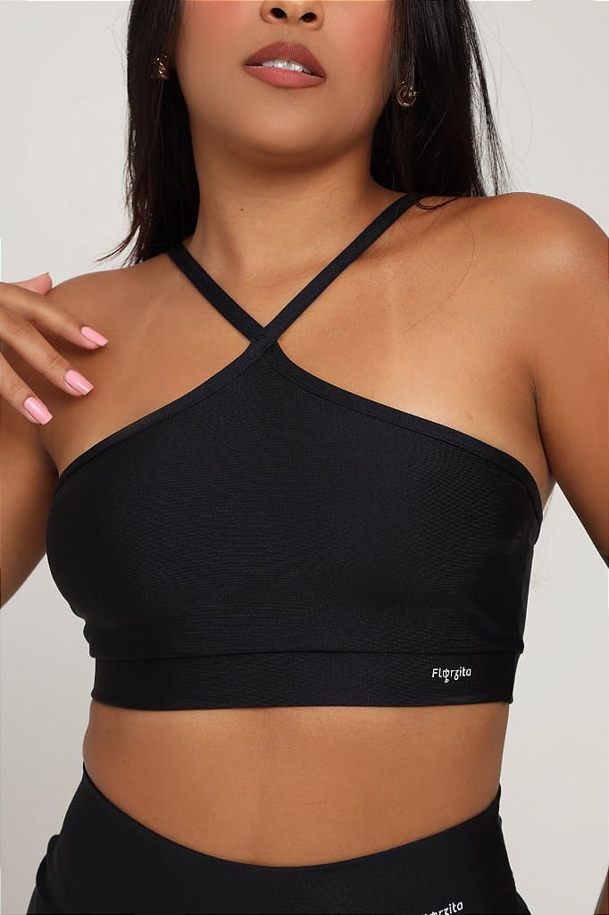 Top Fitness Antúrio — Preto / P