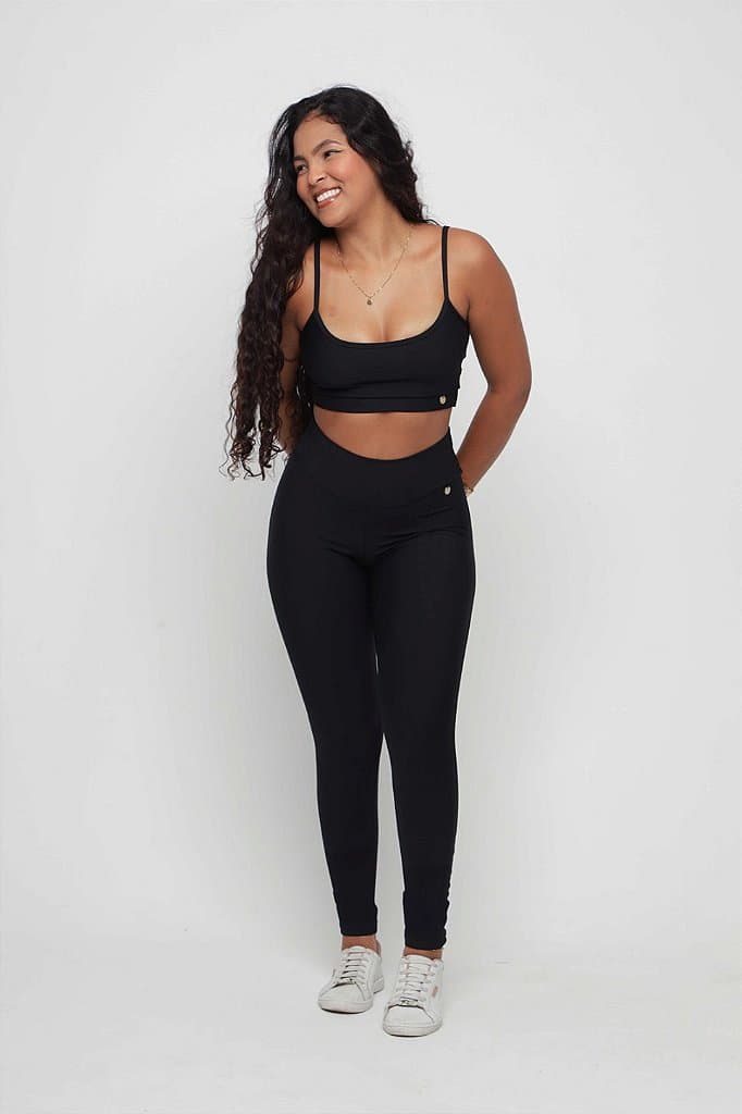 Conjunto Legging básica — Preto / G