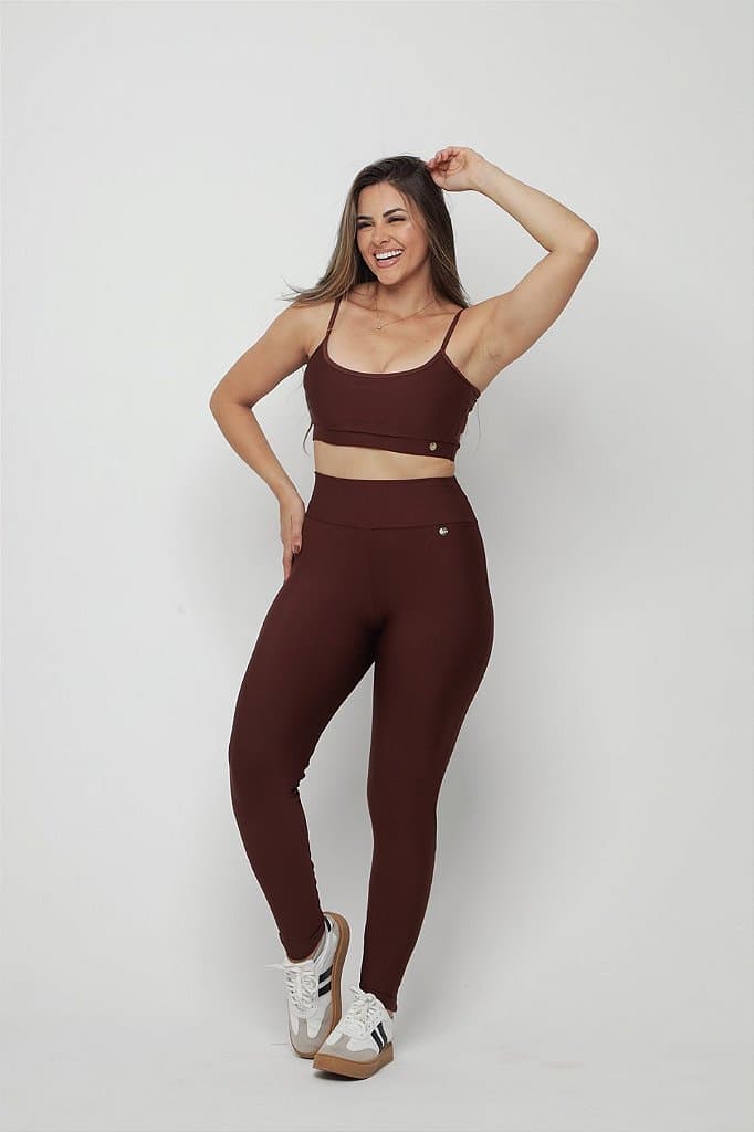 Conjunto Legging básica — Nutmeg / G