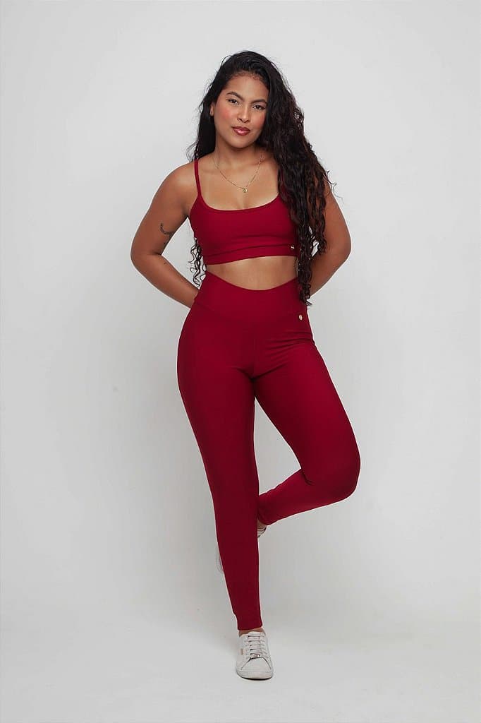 Conjunto Legging básica — Tall Poppy / G