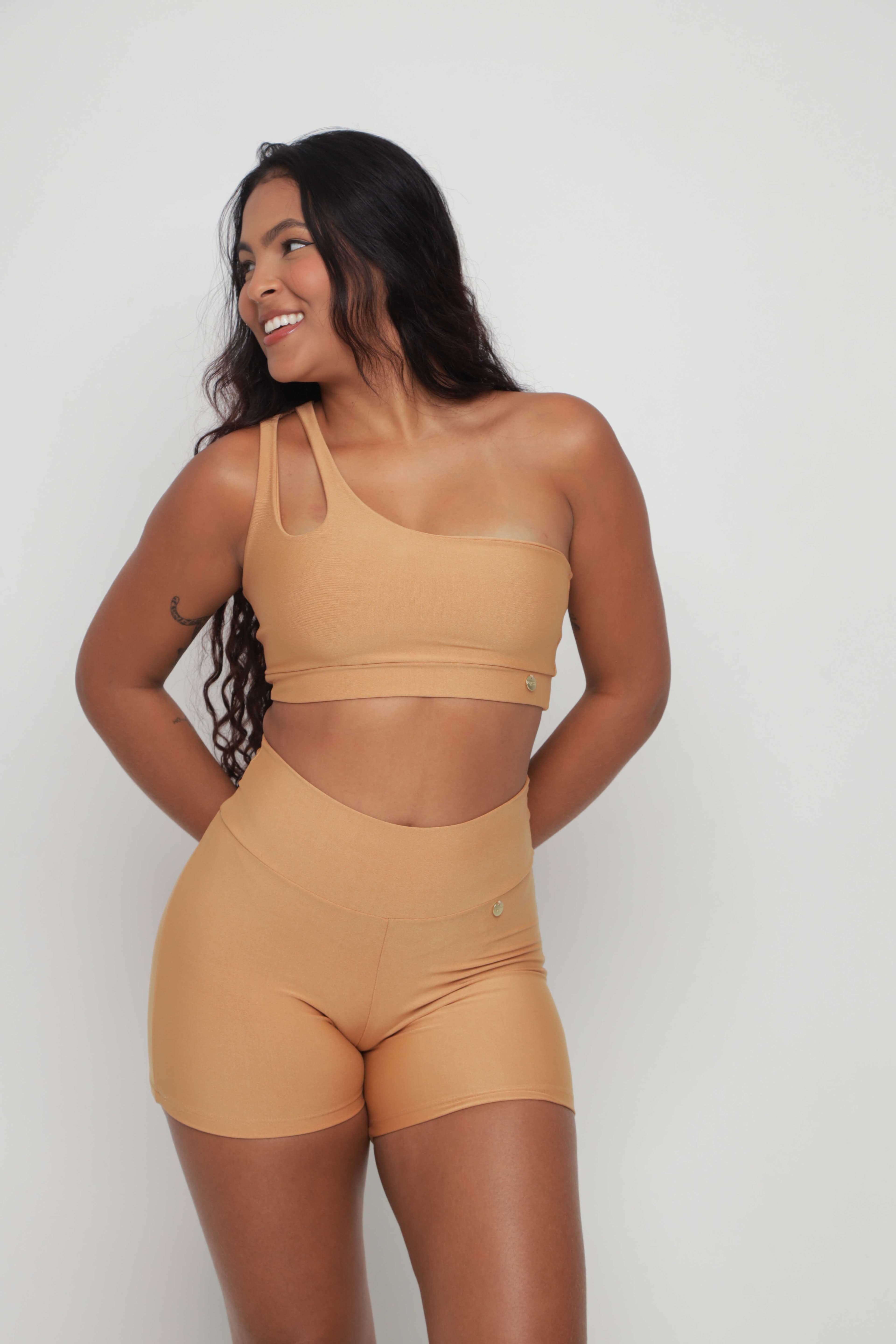 Conjunto Short Orquídea — Preto / G