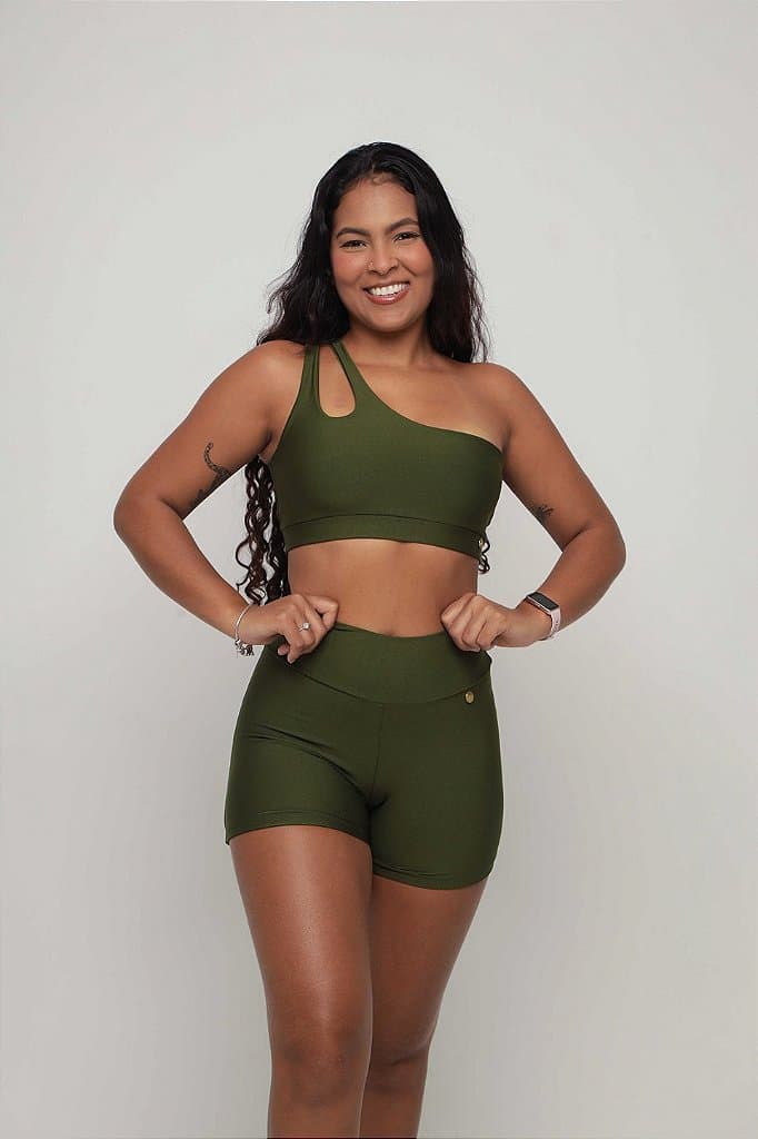 Conjunto Short Orquídea — Asparagus / G