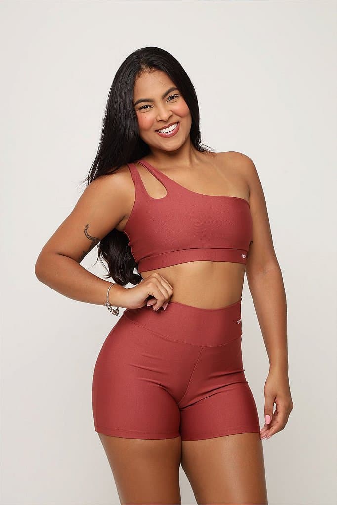 Conjunto Short Orquídea — Puce / M