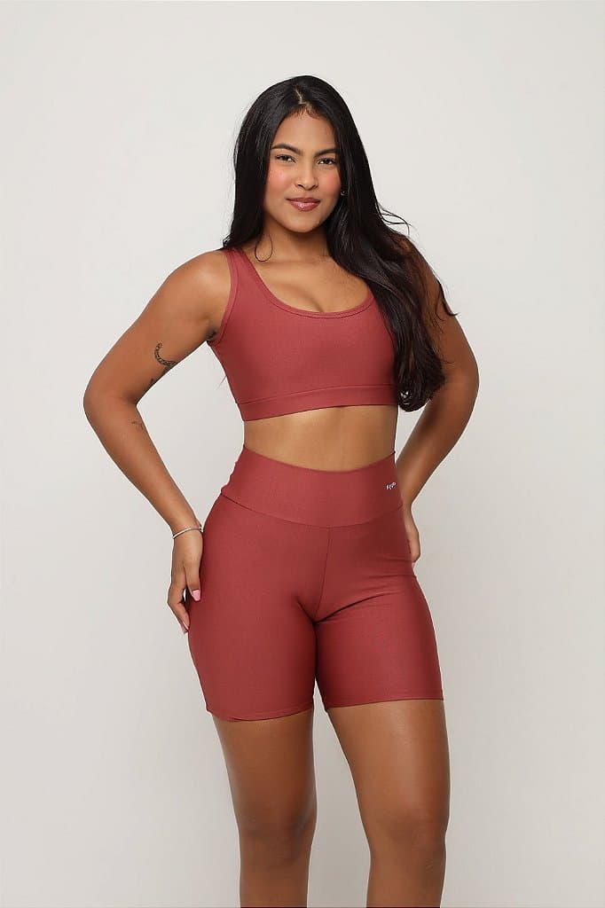 Conjunto Short Bromélia — Medium Purple / P