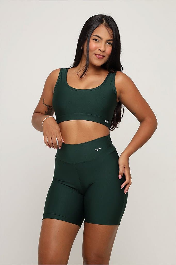 Conjunto Short Bromélia — Green House / G