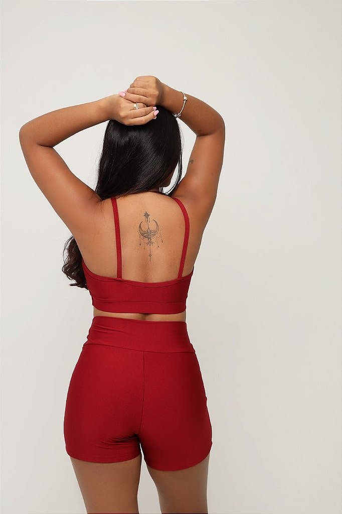 Conjunto Short Antúrio