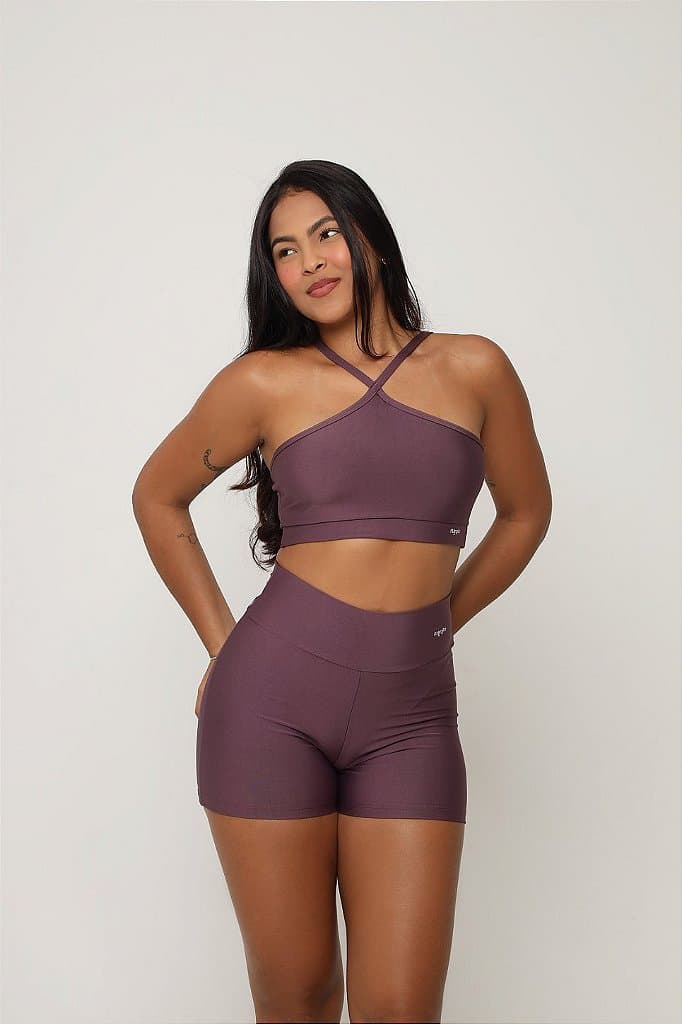 Conjunto Short Antúrio — Mountbatten Pink / G