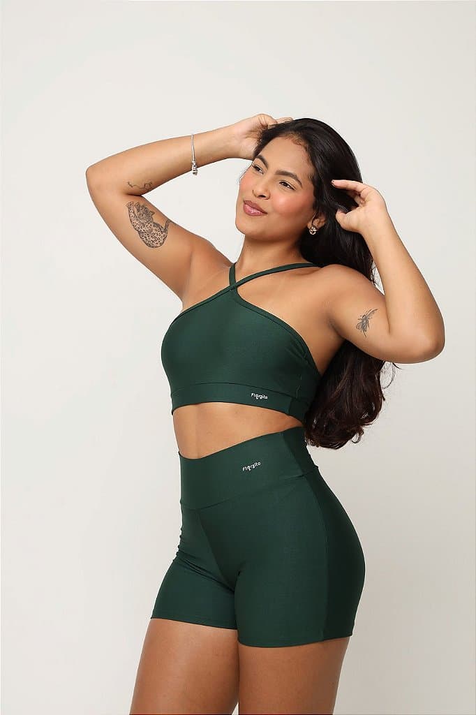 Conjunto Short Antúrio