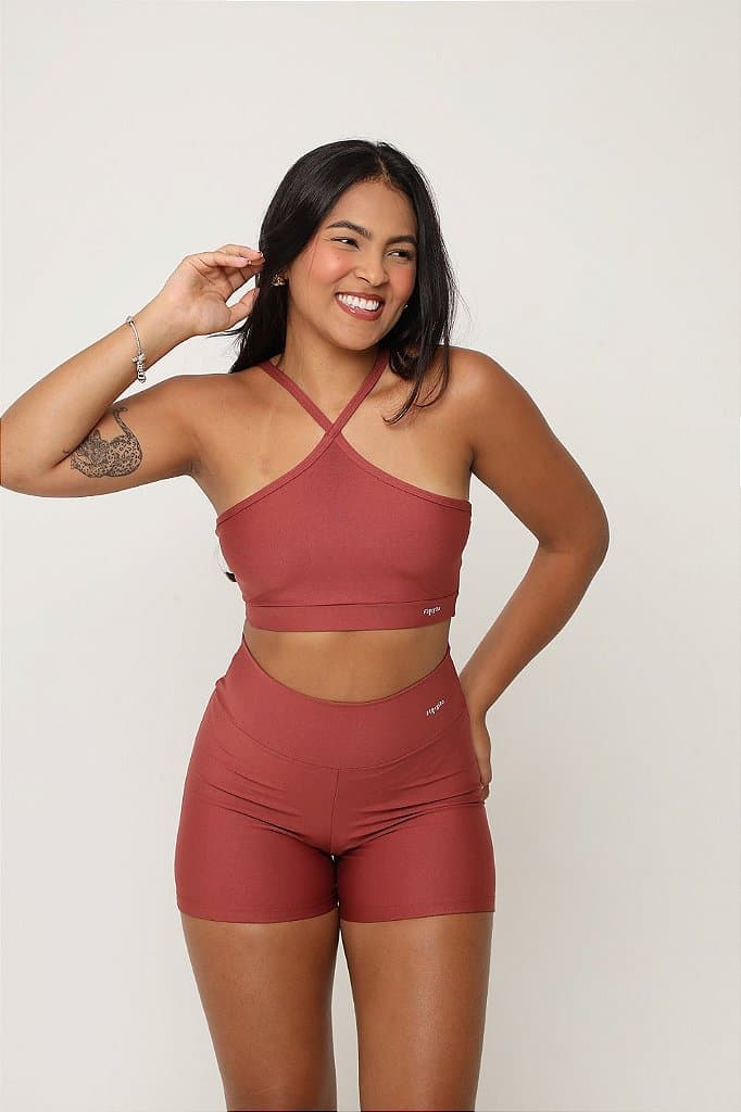 Conjunto Short Antúrio — Green House / P