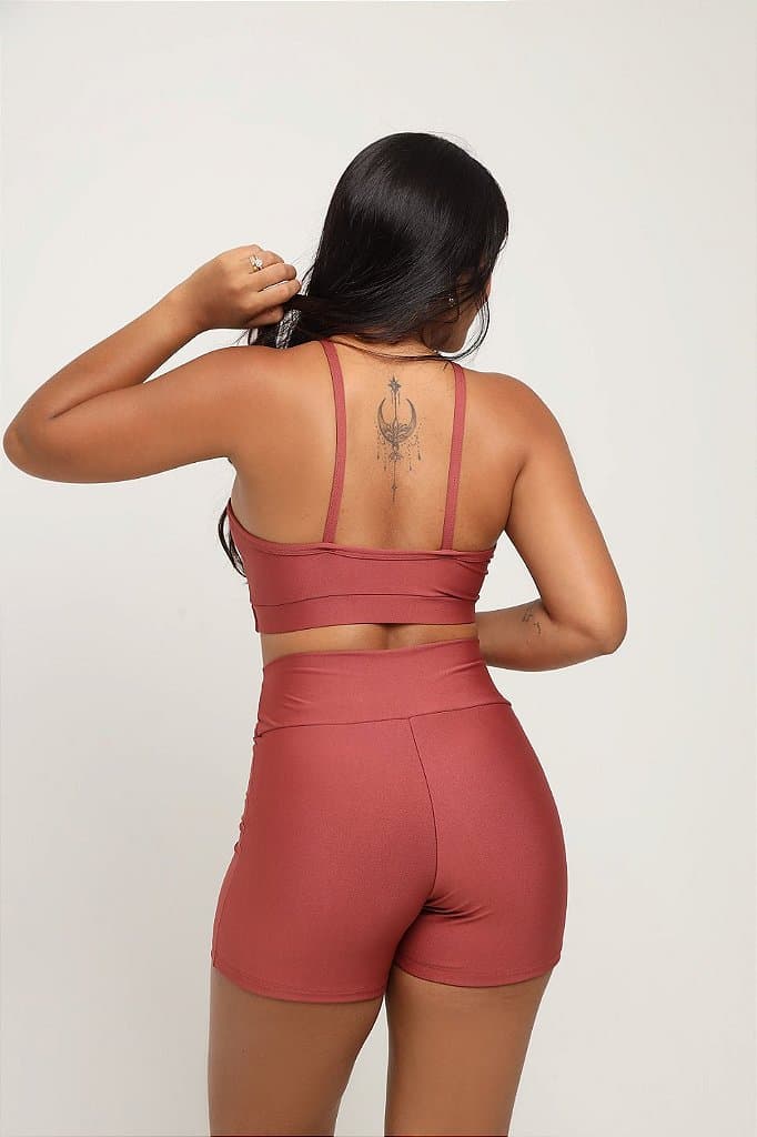 Conjunto Short Antúrio