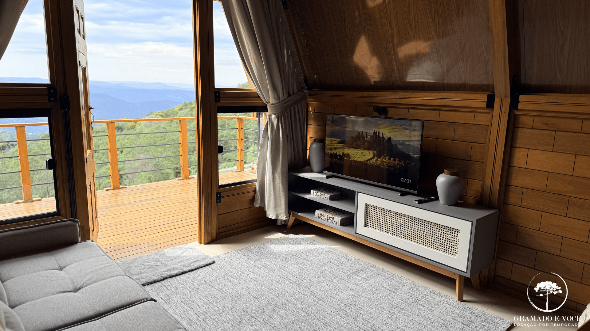 Refúgio em Gramado em cabana com hidromassagem/cabana roda — BAIXA TEMPORADA