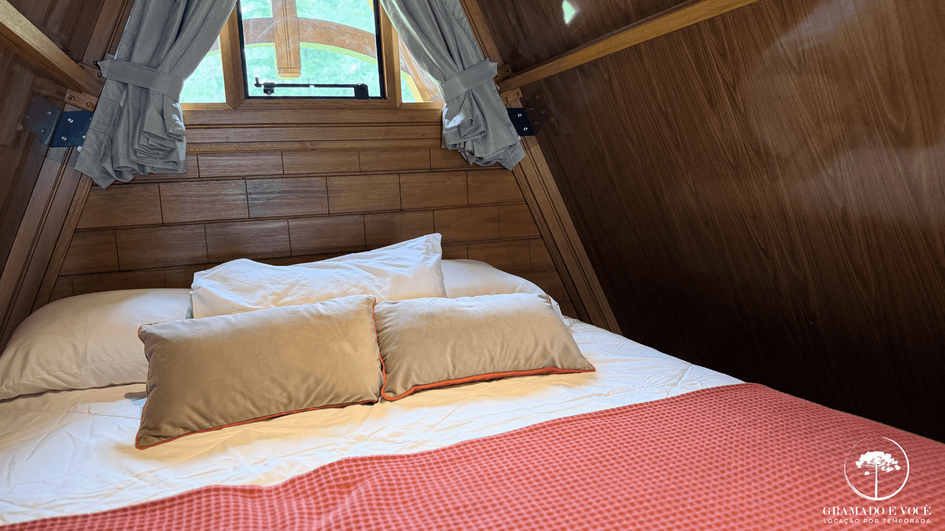 Refúgio em Gramado em cabana com hidromassagem/cabana roda