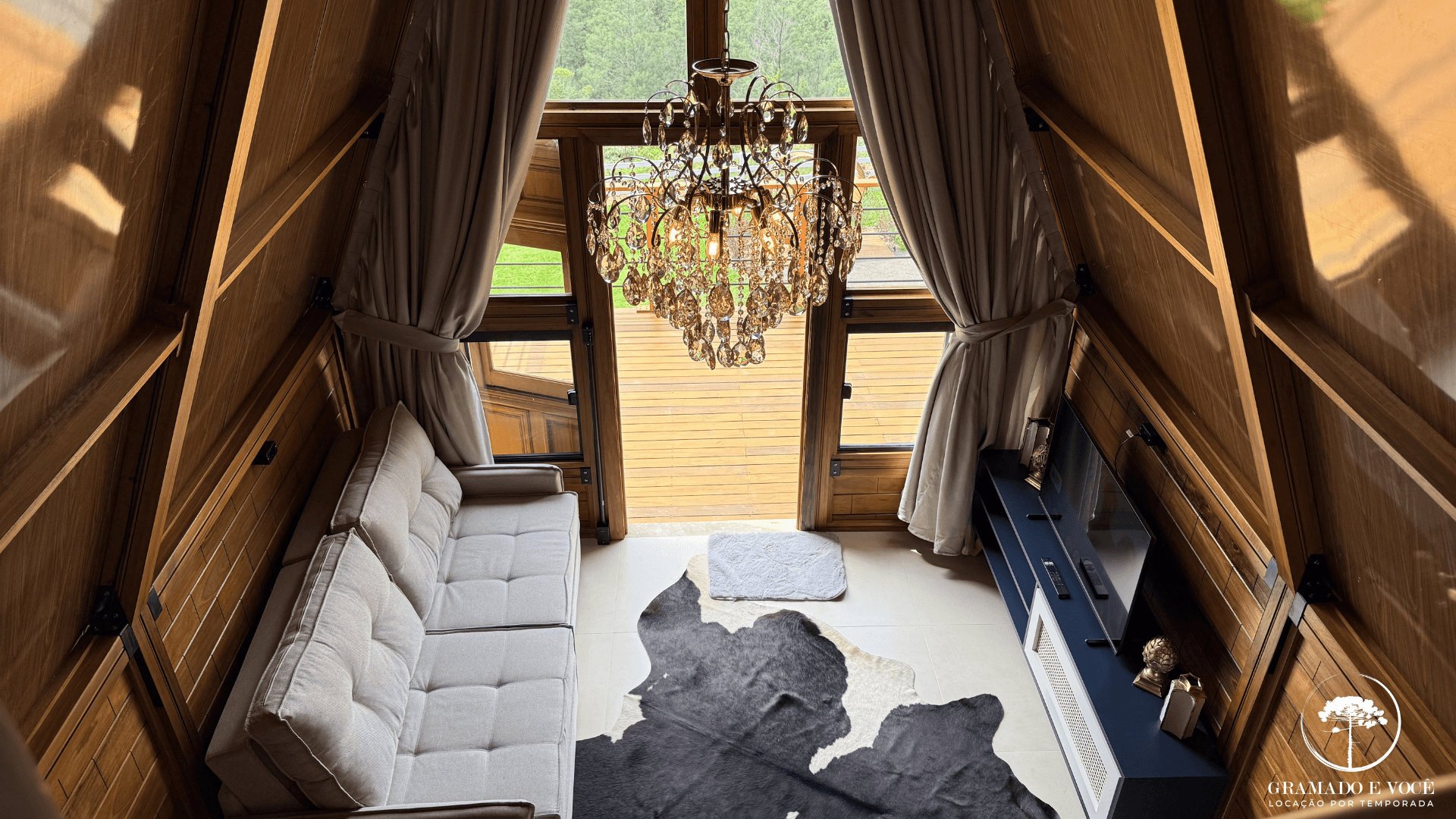 Cabana 12min do centro Gramado e hidromassagem e vista para a Serra/cabana chimarrão — ALTA TEMPORADA