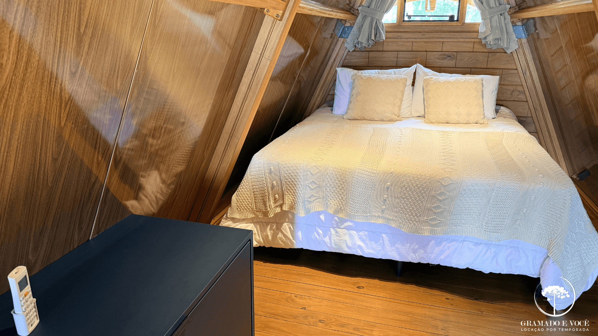 Cabana 12min do centro Gramado e hidromassagem e vista para a Serra/cabana chimarrão