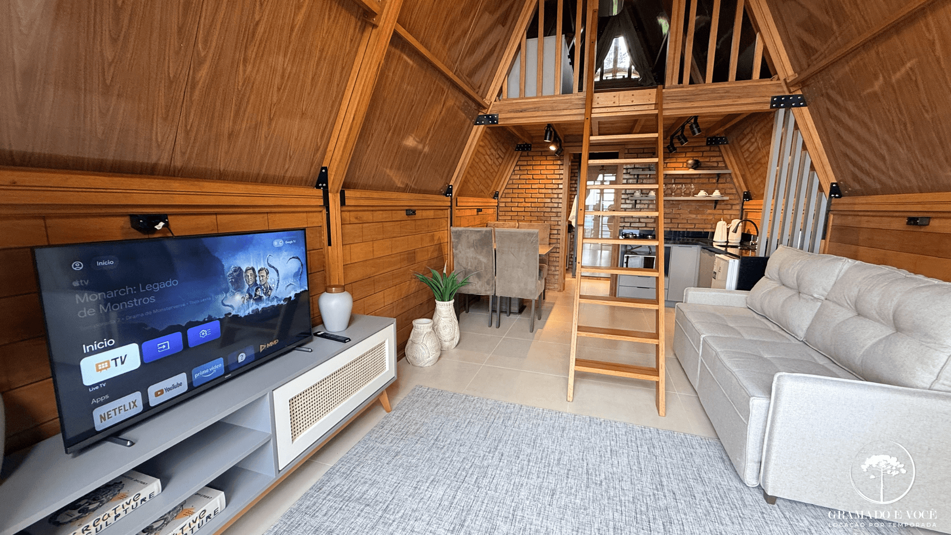 Cabana em Gramado com Jacuzzi vista para a Serra/cabana ferradura — ALTA TEMPORADA