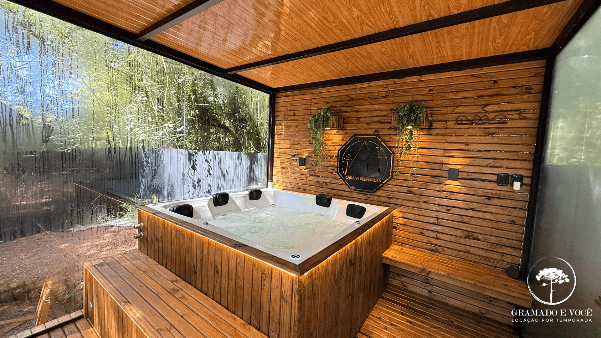 Cabana São Bernardes. Acomoda até 6 pessoas. Próximo ao Lago São Bernardo