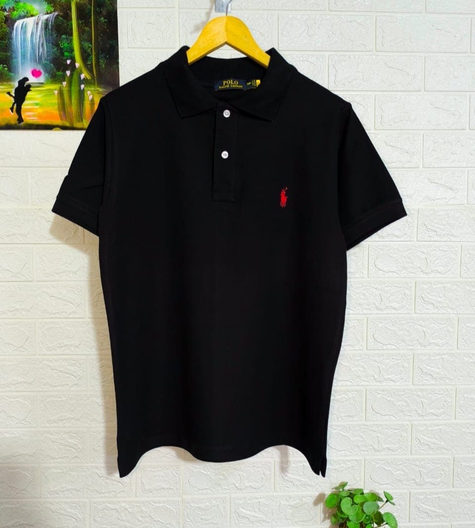 Polo Cuello Camisero Polo Ralph Lauren — NEGRO - S