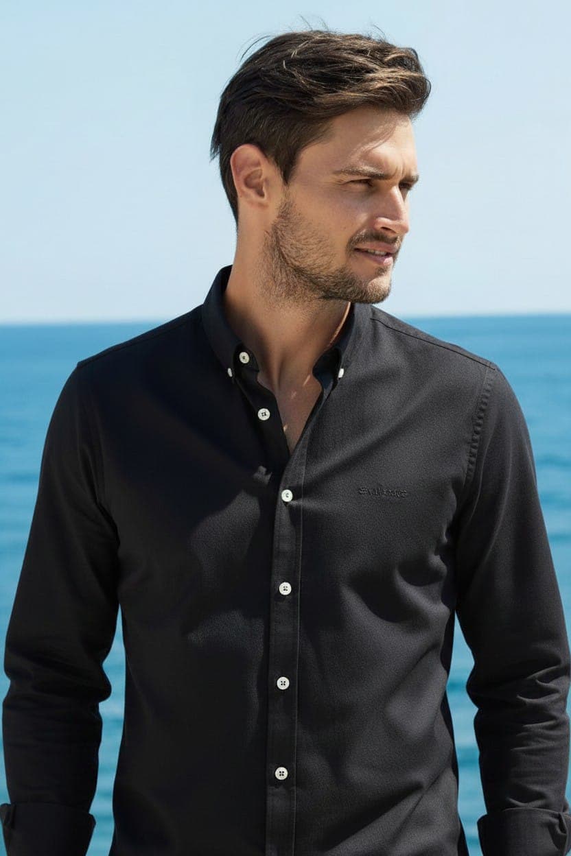 Camisa Manga Larga Columbia Clasica (sin respirador)