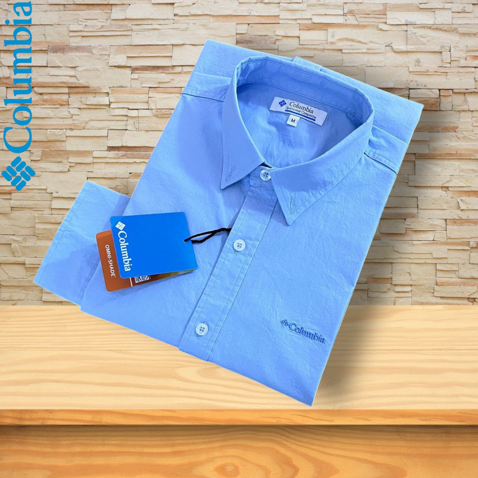 Camisa Manga Larga Columbia Clasica (sin respirador)