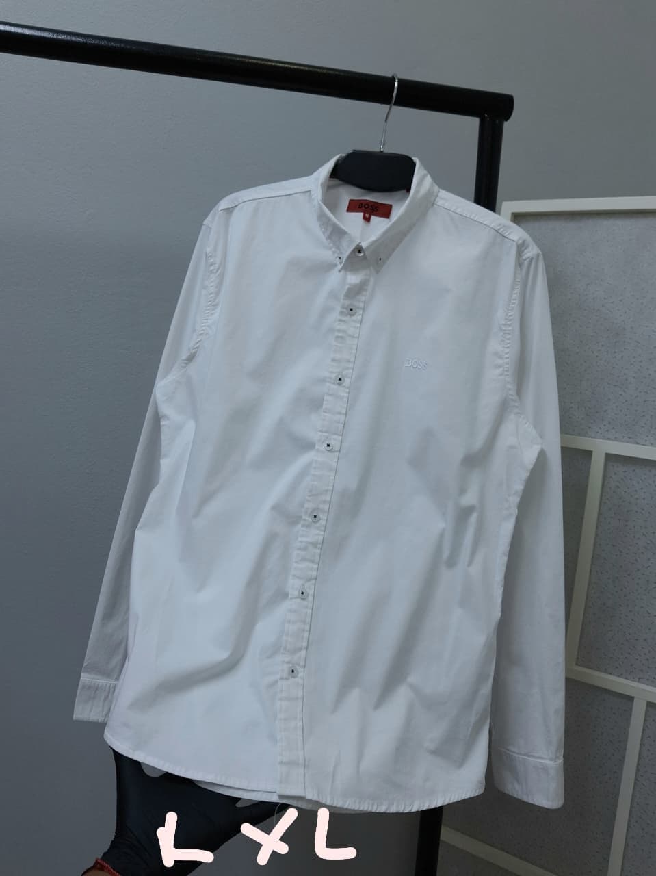 Camisa Manga Larga Hugo Boss clasica para caballero — BLANCO - L