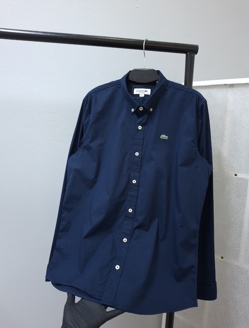 Camisa Manga Larga Lacoste — AZUL NOCHE