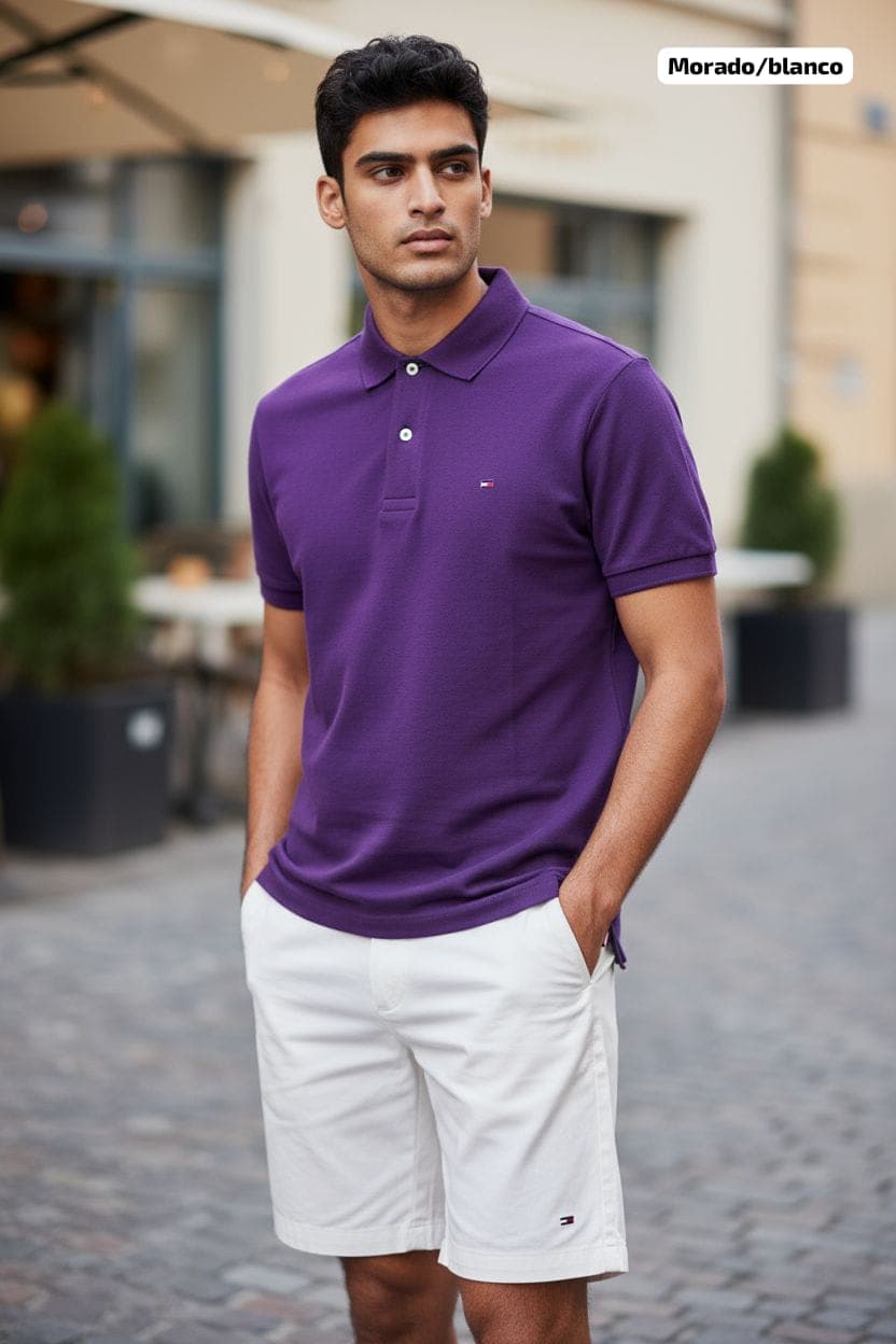 Polo Cuello Camisero Tommy Hilfiger Caballero
