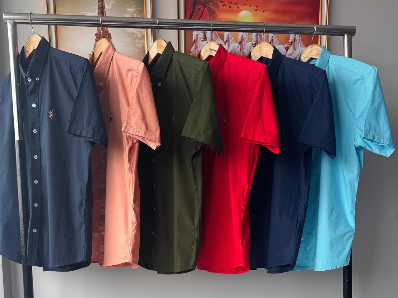 Camisa Manga Corta RALPH LAUREN para caballero