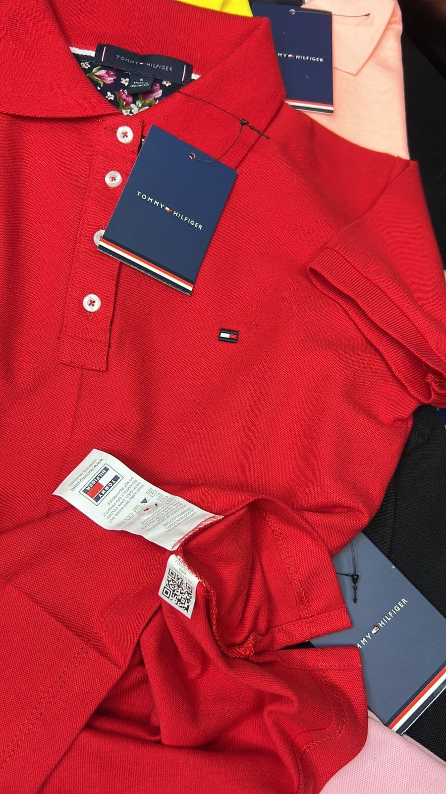 Polo Camisero Tommy Hilfiger para Dama — ROJO - S