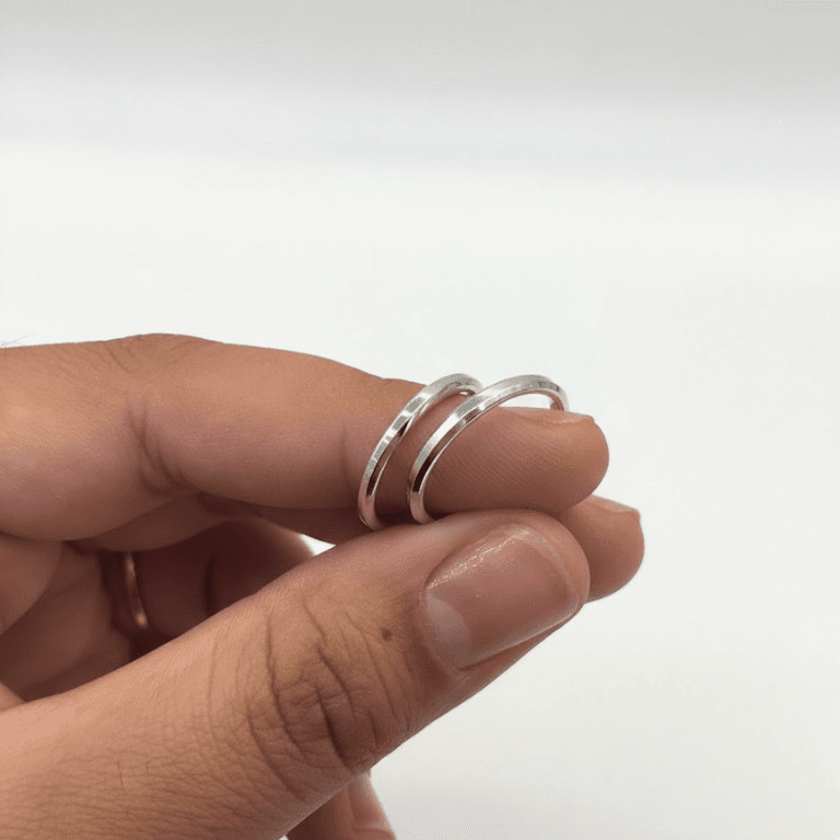 Aliança Prata 925 — ALIANÇA 2MM CHANFRADA PRATA 925