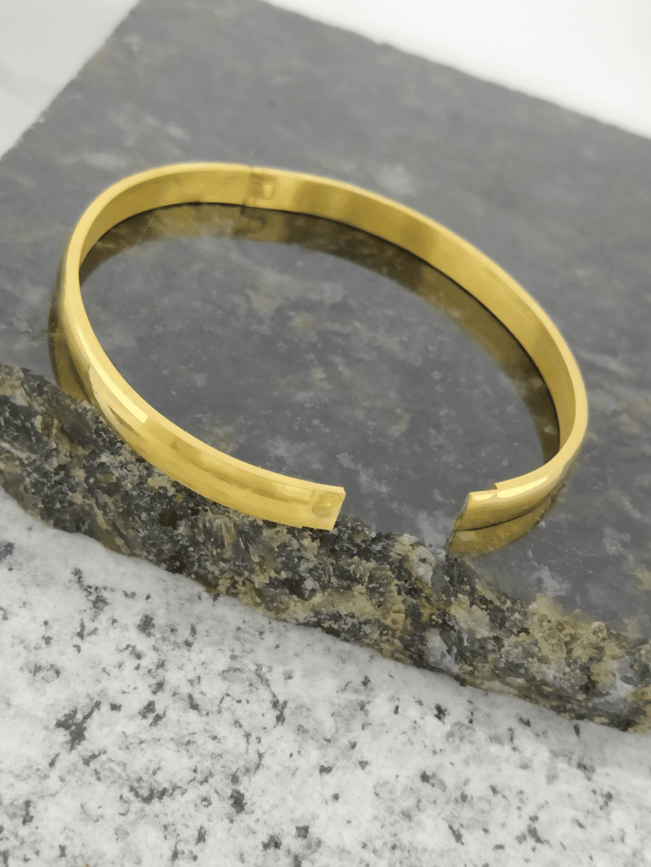 Bracelete Dourado Liso