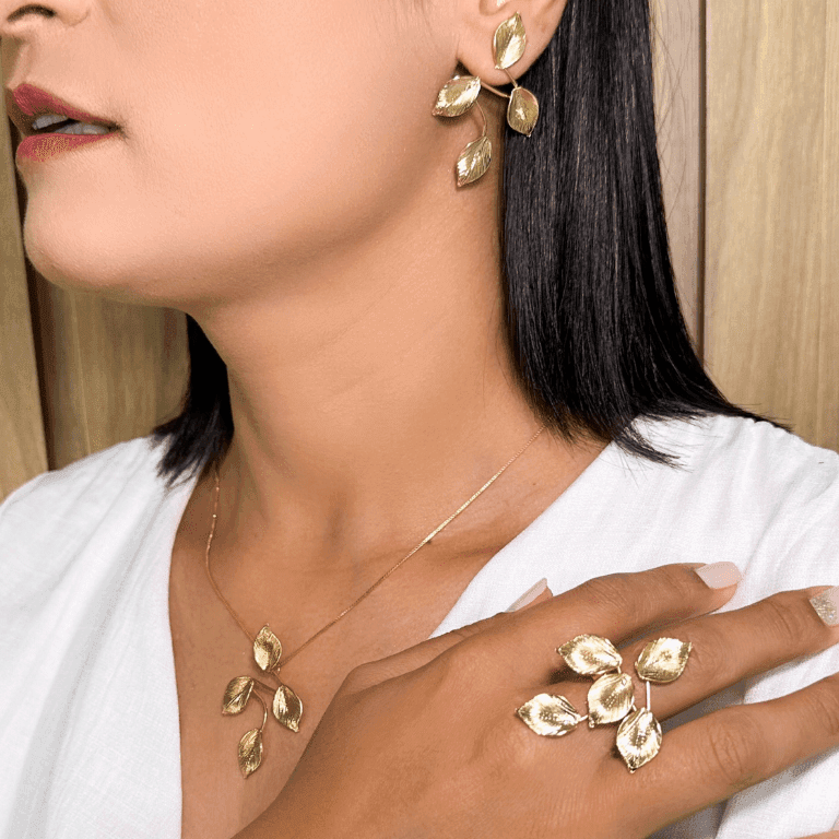 Conjunto Fascinação Banho de Ouro 18k — default