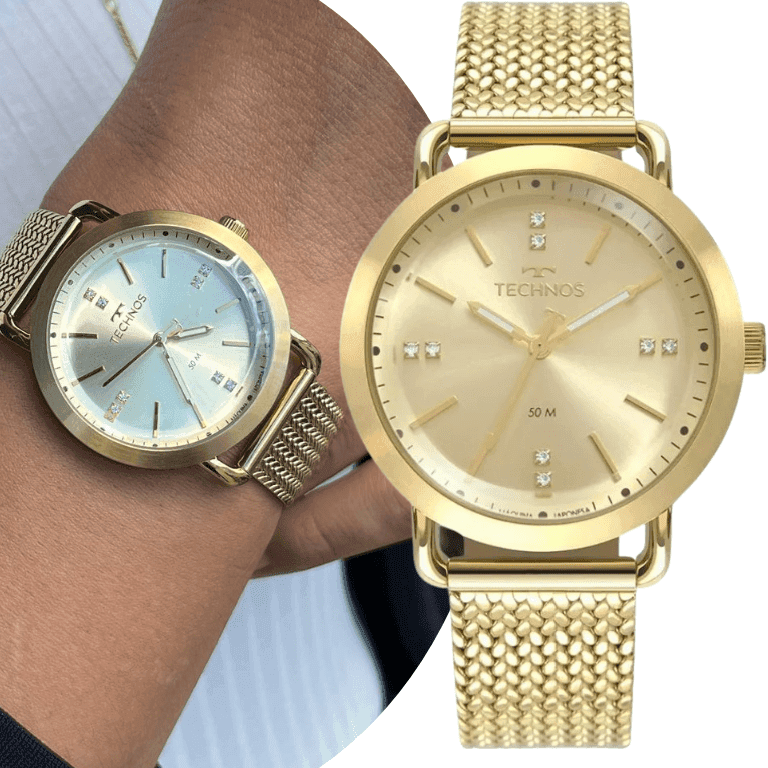 Relógio Technos Style Dourado 2036MMC/4X — default