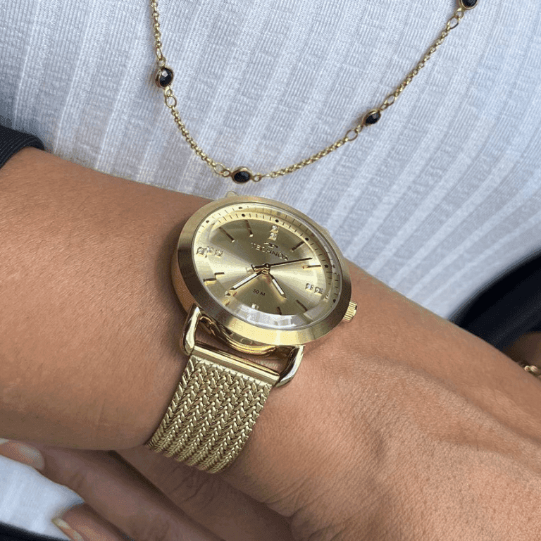 Relógio Technos Style Dourado 2036MMC/4X