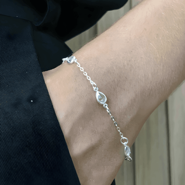 Pulseira Pedras Prata 925 — default