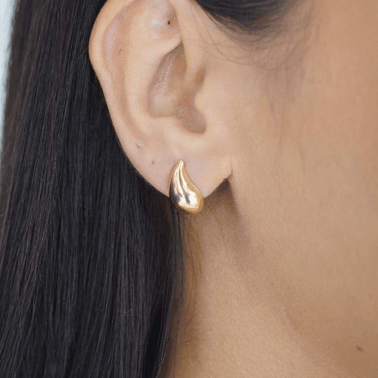 Brinco Gota Banho Ouro 18k — default