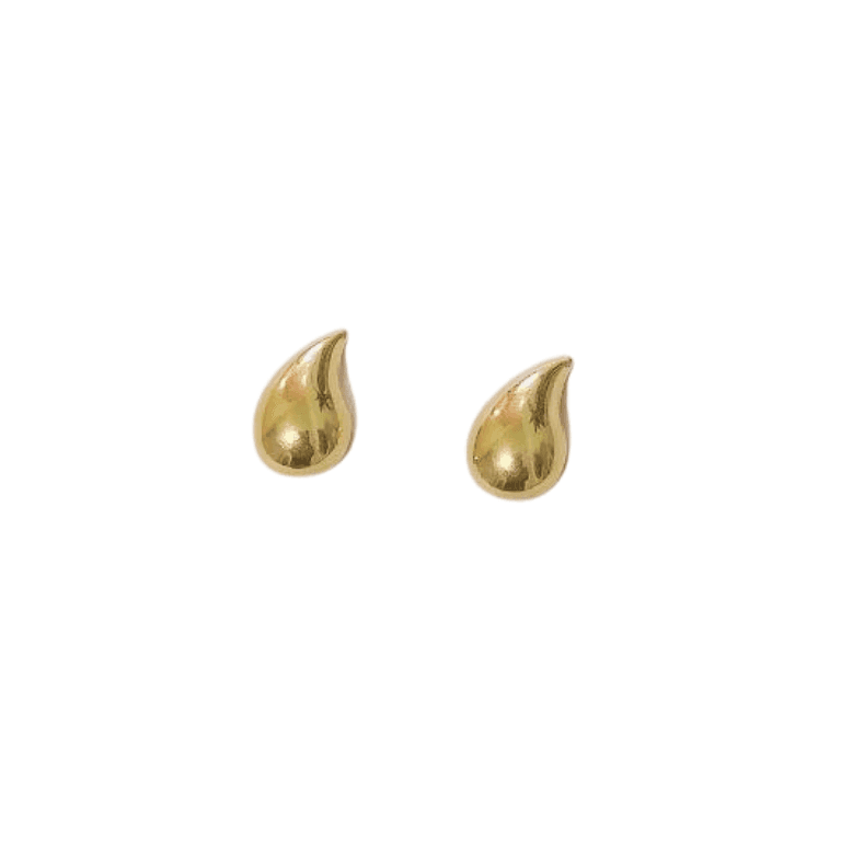 Brinco Gota Banho Ouro 18k