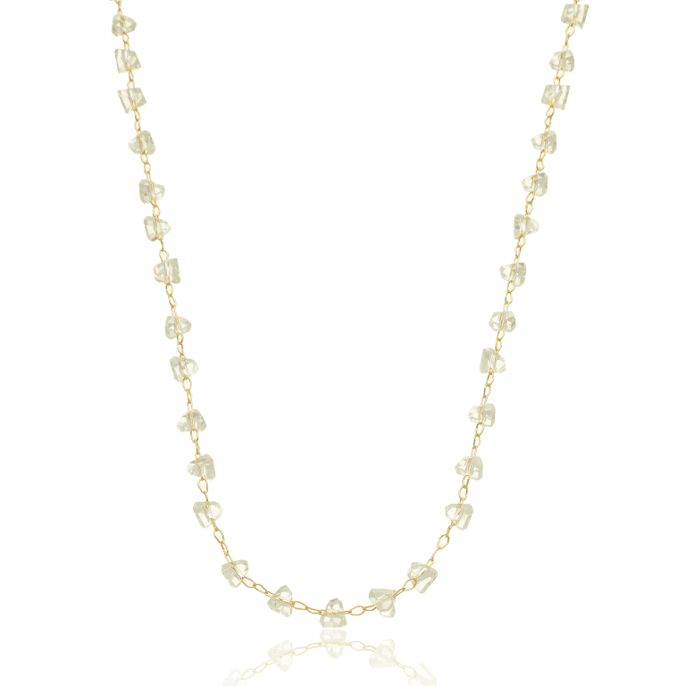 Choker com Cristais Banho Ouro 18k — default