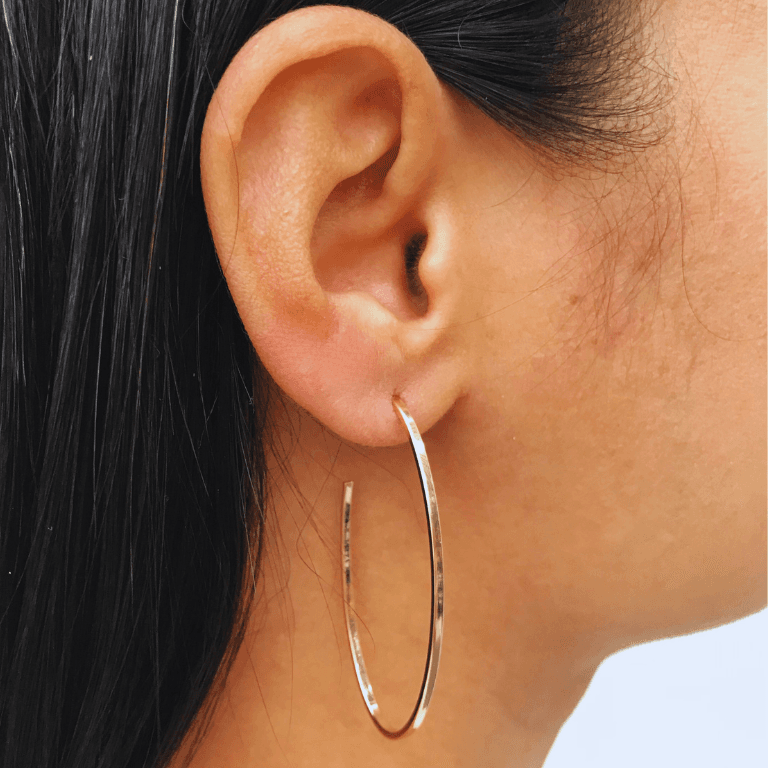 Brinco Meia Argola Banho Ouro 18k — default