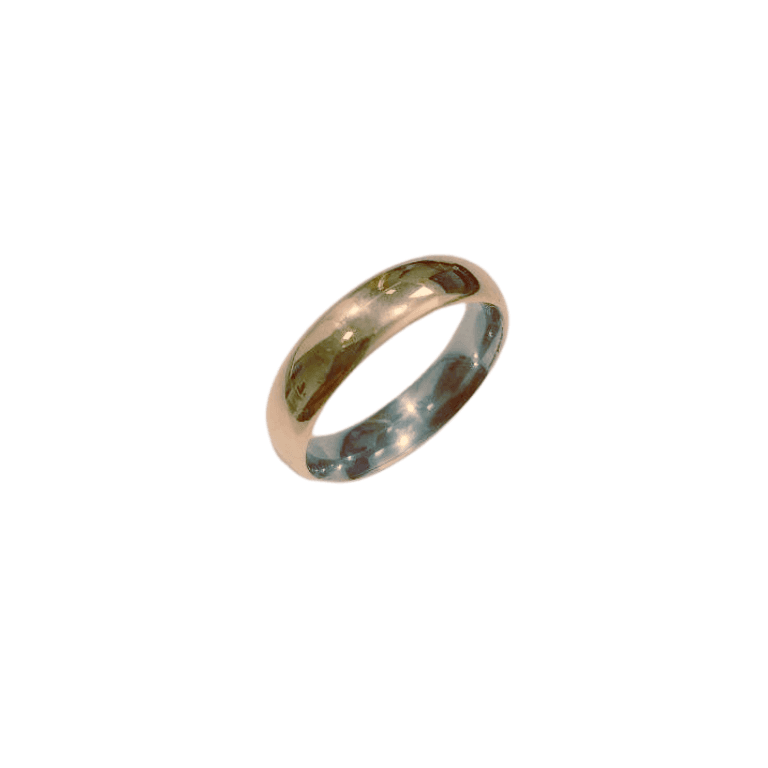 Aliança 3mm Aço Revestido em Ouro 18k