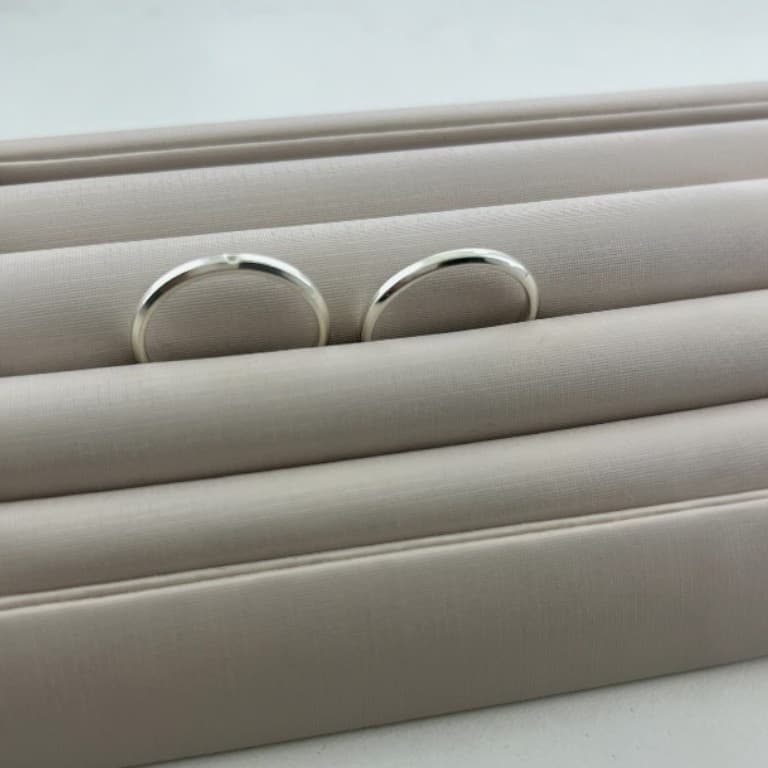 Aliança 2mm Abaulada Prata 925 — Sem Pedra / 27