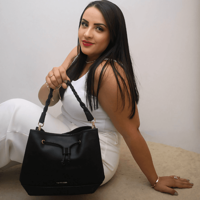 Bolsa em Couro PU Preta — default
