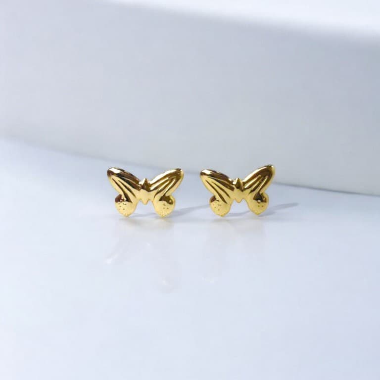 Brinco Borboleta Banhado a Ouro 18k — default