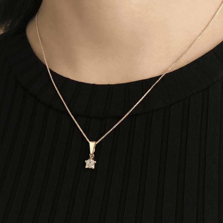 Gargantilha com Pingentte Estrela Banhada a Ouro 18k — default